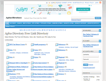 Tablet Screenshot of aplus-directory.com